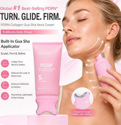 [NEW] PESSIP PDRN Collagen Gua Sha Anti-Wrinkle Neck Cream
