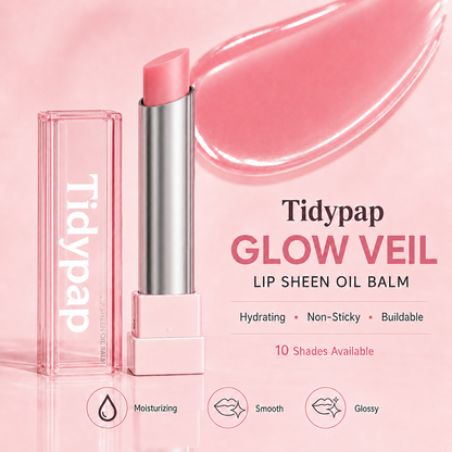 🔥Last Day Buy 1 Get 1 Free | Celnive GLOW VEIL LIP SHEEN OIL BALM