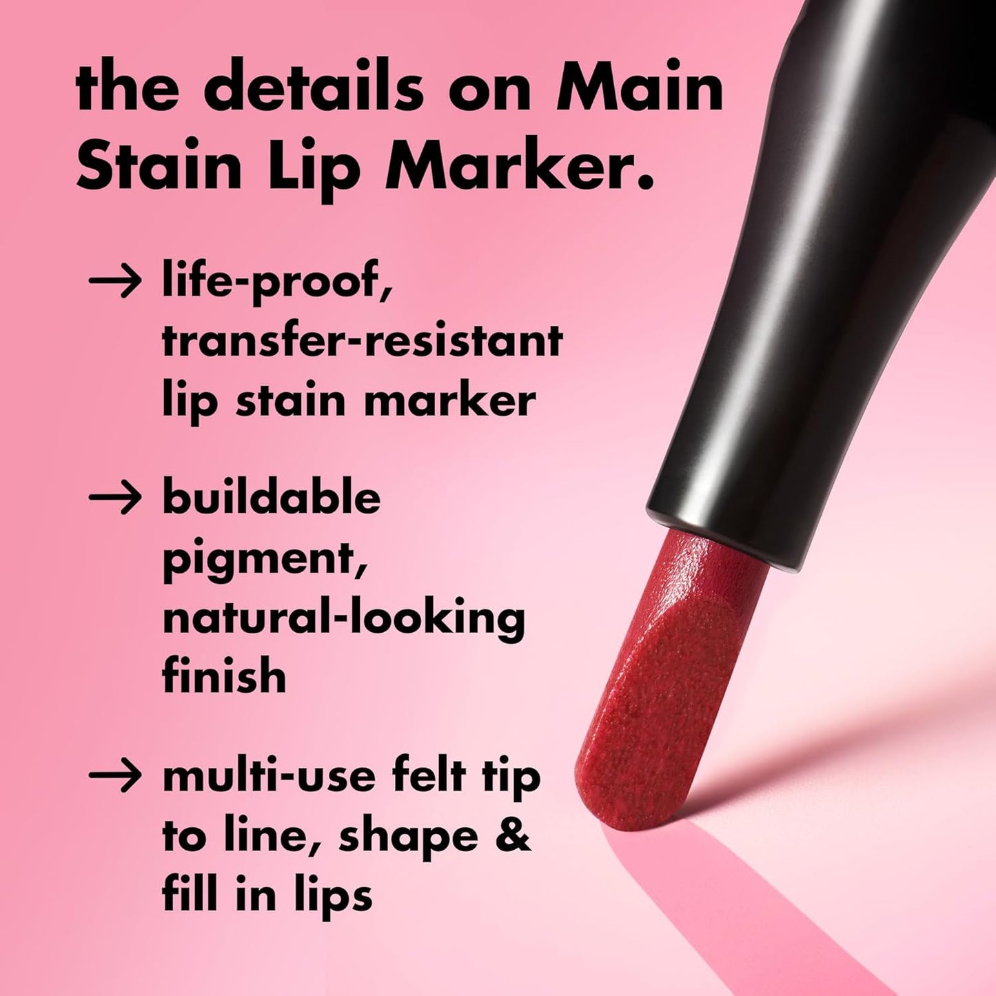 Celnive Main Stain Lip Marker, – Long-Lasting Lip Liner for Precise Lip Definition, Contouring and Full Lip Filling with Transfer-Resistant Color