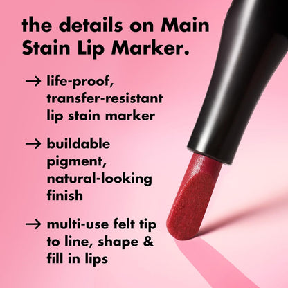 Celnive Main Stain Lip Marker, – Long-Lasting Lip Liner for Precise Lip Definition, Contouring and Full Lip Filling with Transfer-Resistant Color