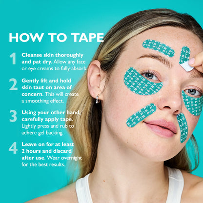 Celnive Peptide-Infused Face & Eye Tape | Face Tape For Wrinkles and Aging Skin | Peptide Face Tape